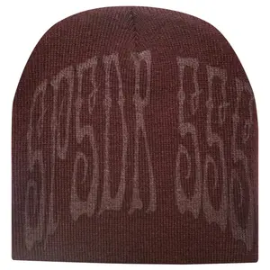 Sp5der Longlegs Beanie Maroon - 100% Authentic Unisex Knit Hat - Brand New & Original - Ready to Ship