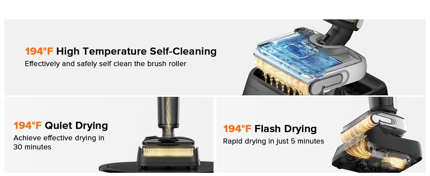 Roborock F25 Wet Dry Vacuum Cleaner, Cordless, All in One with 20000Pa, 194°F Hot Air Flash Drying & High temperature Self Cleaning #TikTokShopSpringGlowUp#TikTokShopSpringGlowUp #NewDropsForYou