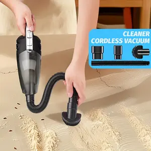 Ultimate Car Vacuum Cleaner with 6000PA Super Strong Suction 1800mAh Battery Low Noise Portable for Car Interior Home & Pet Cleaning Girly Car Stuff Gift for Women