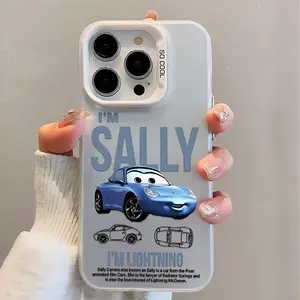 Light blue livery racing car Sally Carrera Phone Case Suitable for iPhone 17 16e 16 15 14 13 12 11 Mini Pro Max Air X XR XSMAX 8 7 Plus Anti Fall Matte Back Cover