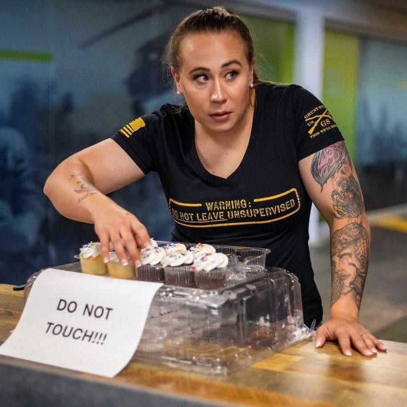 Women's Needs Supervision V-Neck T-Shirt - Black