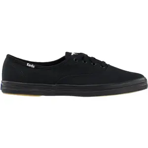 Keds Womens Champion Originals Lace Up Sneakers Shoes Casual - Black