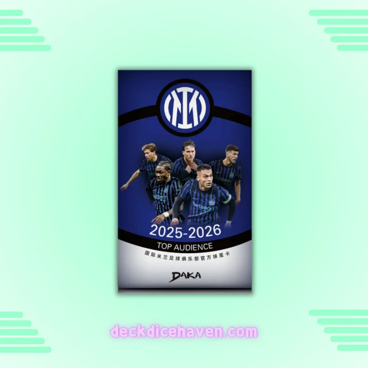2025-26 DAKA Milan Team Box TOP AUDIENCE Soccer Star Cards Factory Sealed