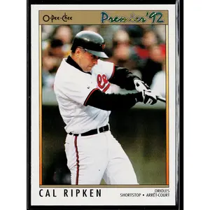 Cal Ripken 1992 O-Pee-Chee Premier #137 Baltimore Orioles