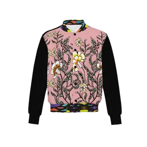 Men's Double Layered Bomber Sports Jacket-Techno Scuba Knit