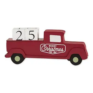 Design Imports Christmas Tree Truck Tabletop Block Calendar Design Imports Christmas Tree Truck Tabletop Block Calendar