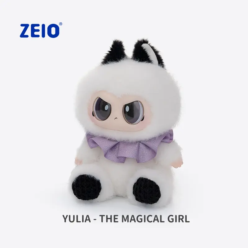 【ZEIO】Julija and  minipuff Rubberized Cute Little Sheep Hanging Toy Doll Baby Figurine Bag Decoration Toy