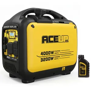 ACEUP ENERGY AI4000FS 4000W Portable Inverter Generator – Clean Power, ECO Fuel-Saving, Full Protection, Ideal for Home Backup, RV & Outdoor Use