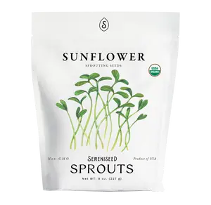 Organic Sunflower Sprouting Seeds (8 ounce)