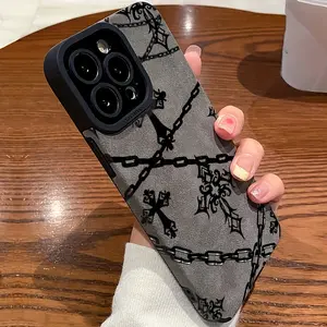 Phone Case - Phone Case - Chain Crossphone Case, Compatible with iPhone 17/16/15/14/13/12/11/X/XS/XSMAX, Brand New Fashionable Protective Case, Gift, Personalized, Business, Suitable for Various Occasions