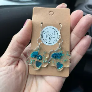 Resin earrings Resin earrings