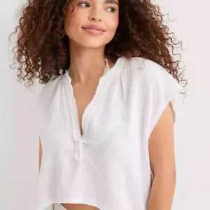 Aerie Pool-To-Party One shoulder tshirt Womenswear Top Comfort Summer Casual Shortsleeve