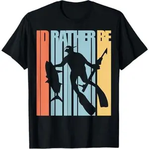 Spearfishing T Shirt Freediving T-Shirt Free Diving Tee T-Shirt