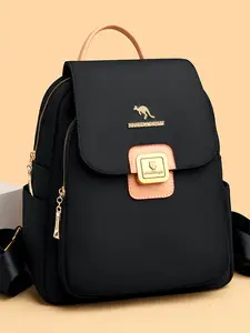 Women Oxford Backpack Commute Travel Mom Bag 3 in 1 Anti Theft Waterproof Large Capacity Backpack