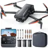 Bwine F7MINI 8K AI Drones with Camera for Adults 4K Video 3-Axis Brushless Gimbal EIS|96-Mins|20000ft FPV Transimission|Vertical Shooting|GPS Auto Return| Follow|Waypoint|Orbit Fly|Beginner Mode|249g, Digital, Charging