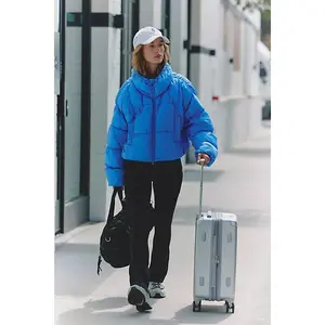 FP Movement In A Bubble Puffer Jacket in Rivera Blue