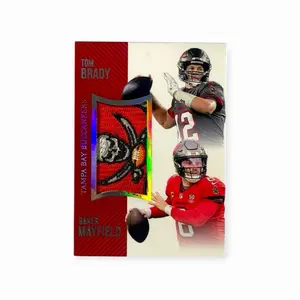 Custom Tom Brady and Baker Mayfield Patch Card