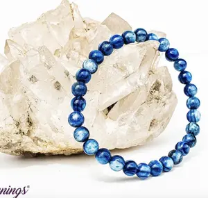 Blue Kyanite Bracelet - 6mm