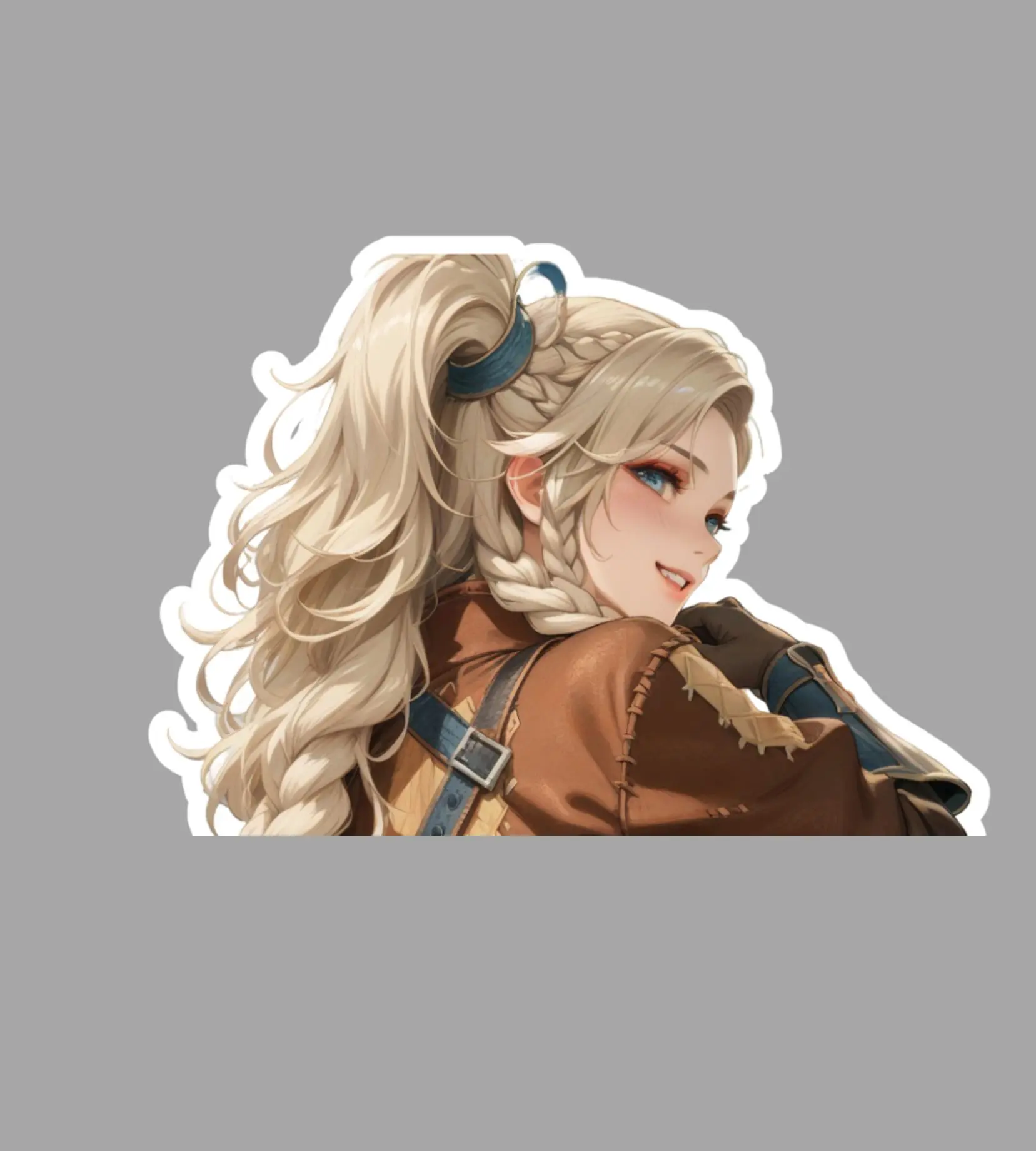 Gemma Anime Sticker Cute Aesthetic Vinyl Decal For Laptop Water Bottle Waterproof RPG Game Merch Fan Gift 2