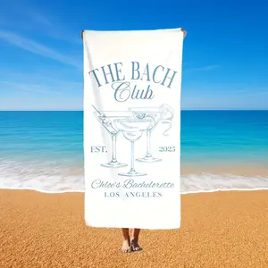 Custom Bachelorette Party Beach Towels, Perfect for Bachelorette Parties by The Pool, a Great Gift for Bachelorette Party Vacations, Perfect for Bachelorette Clubs, And Suitable As Bridesmaid Gifts