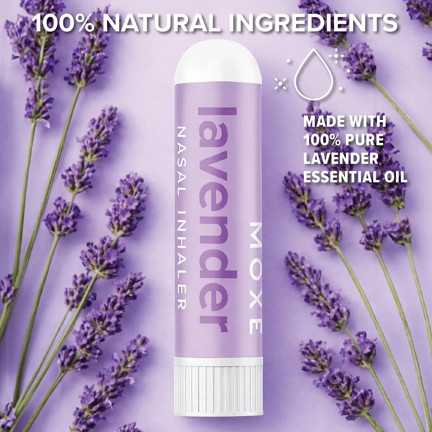 [Trending Hot Products] MOX-E Lavender Essential Oil Nasal Inhaler Stick - Aromatherapy Alternative Treatment for Daily Relaxation, 1PK