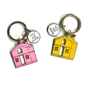 “You Are Home” Enamel Keychain