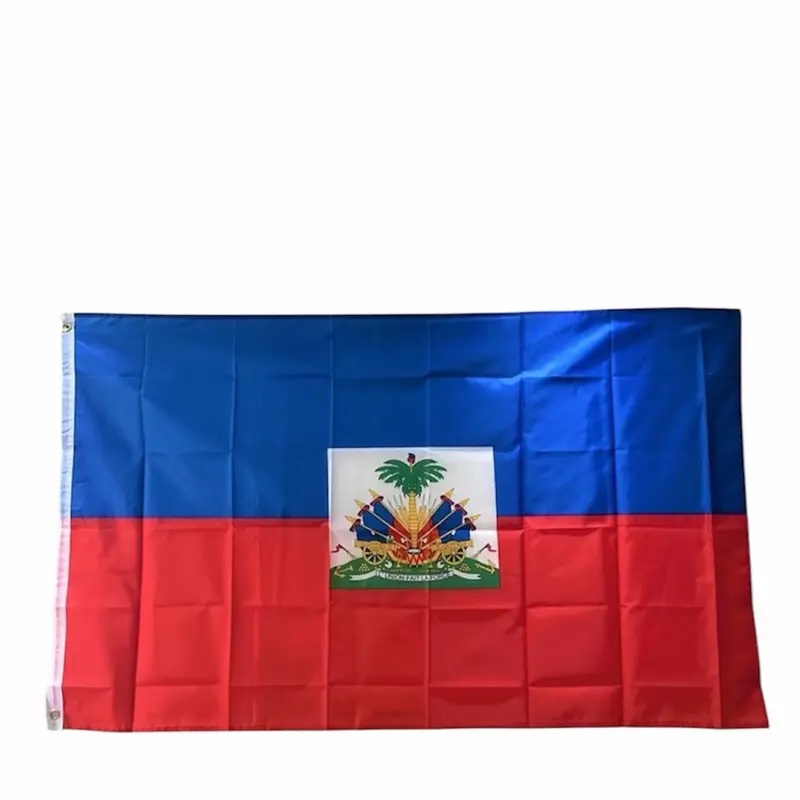 Haitian Flag – 3*5 ft (Premium Quality Strong & Durable Haitian Flag with Vibrant Colors and Durable Material)