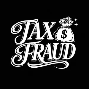 "Tax Fraud" 10x7.5 vinyl sticker for truck car suv side by side long lasting