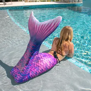 Asian Magenta Mermaid Tail