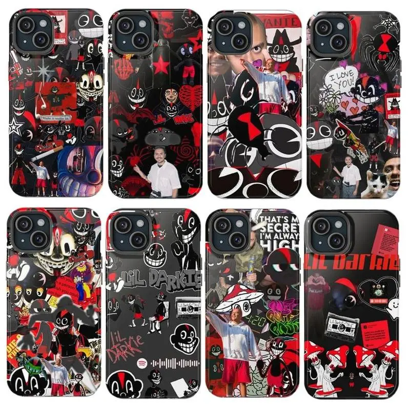 Lil Darkie Phone Case, Underground Rap Fan Gift Protective Cover, Compatible with iPhone 11-17 Pro Max/Plus and Samsung Galaxy S23-25