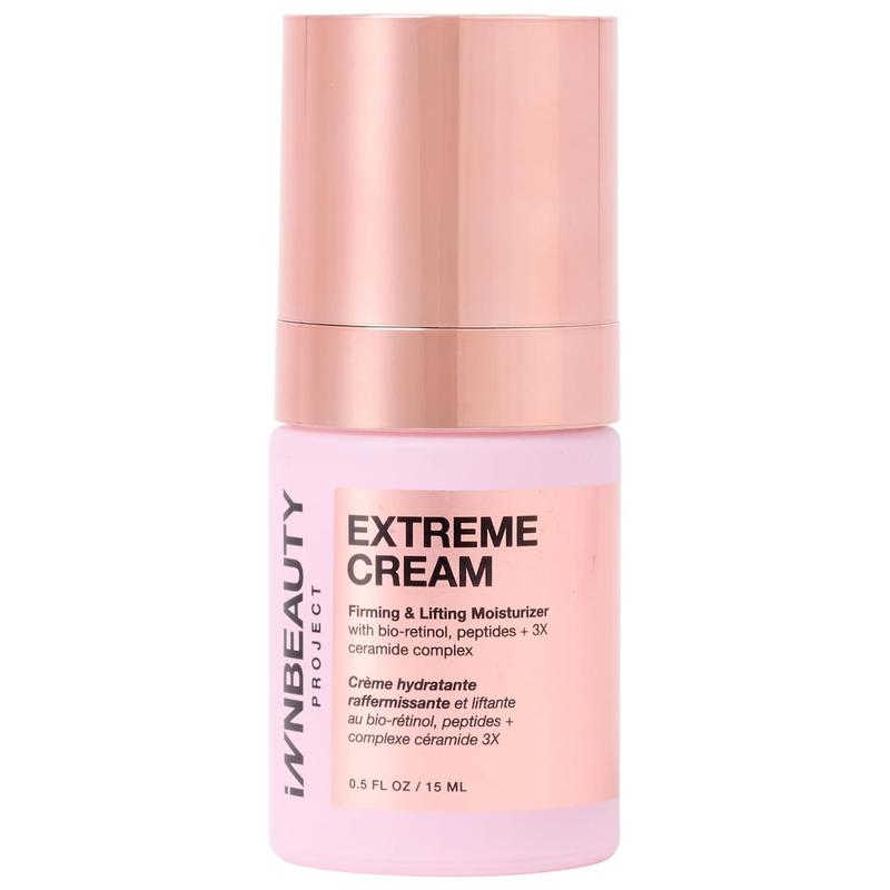 iNNBEAUTY PROJECT Extreme Cream Anti-Aging Firming & Lifting Refillable Moisturizer with Bio-Retinol Peptides 0.5 oz 15 ml