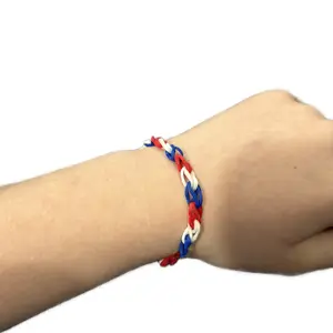 USA Bracelet - Simple Design with Red White and Blue Colors USA Bracelet