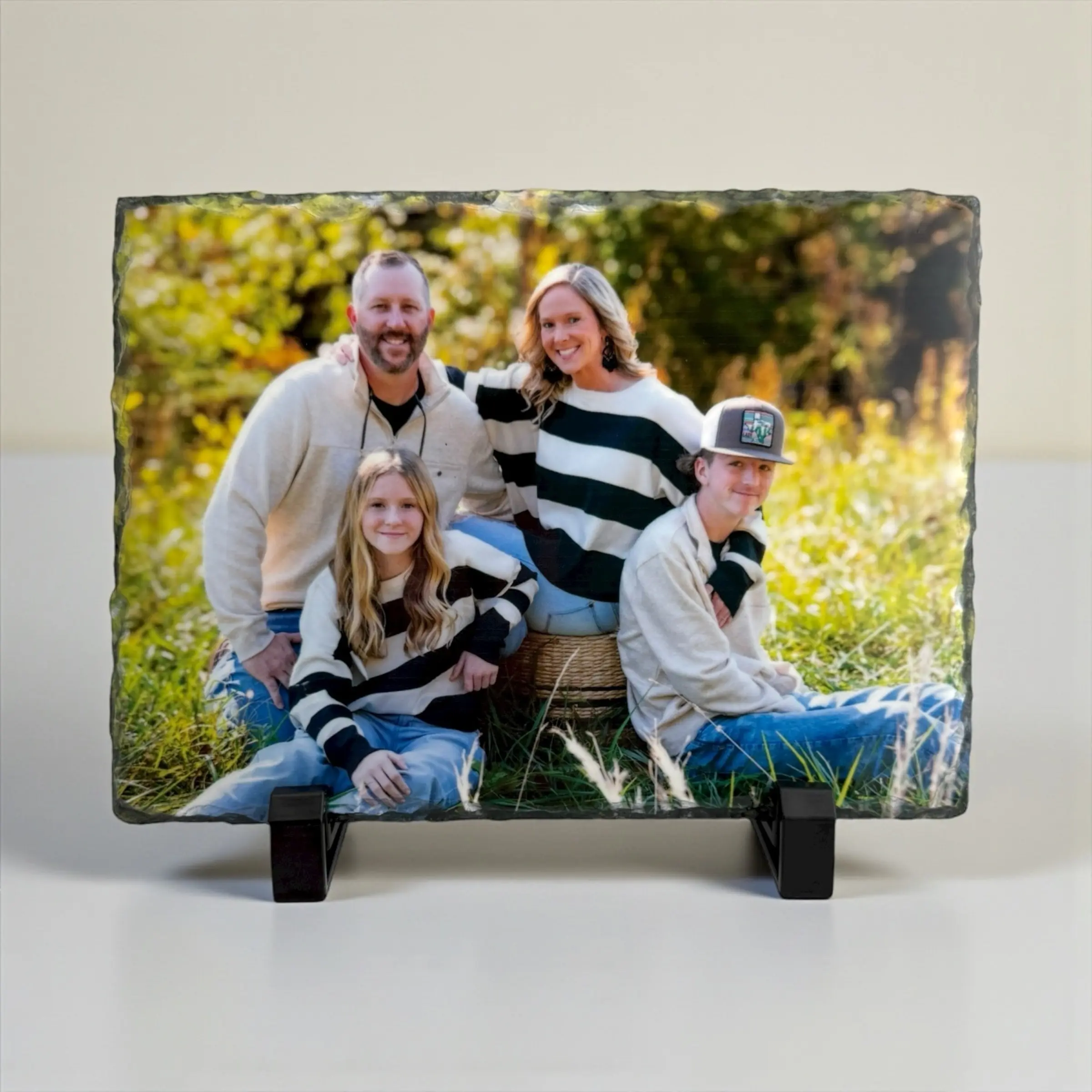 Custom Photo Slate Keepsake – Personalized Photo on Slate Stone