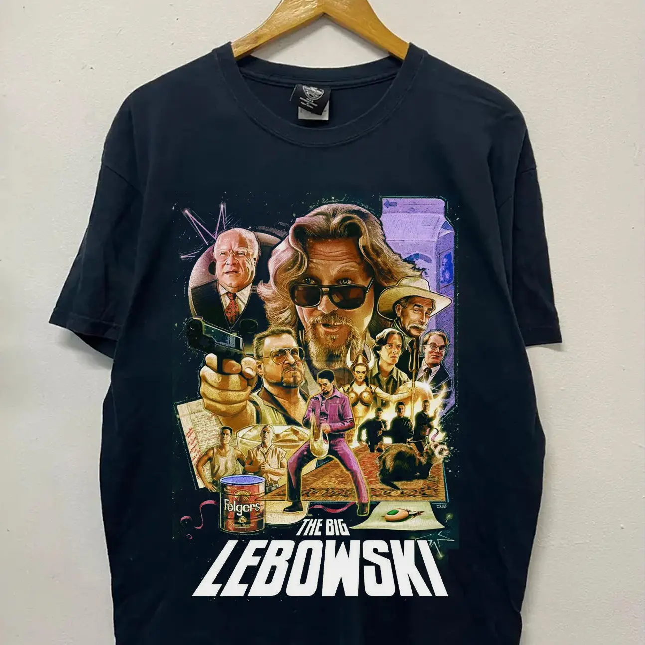 The Big Lebowski unisex vintage movie t-shirt AC36