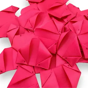 100 Pieces Handmade Ribbon Petals for Eternal Rose Flowers, Simulation Bouquets, Decorative Flowers, Christmas Decorations - Fruit