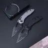 Outdoor Folding Knife M390 Steel Aluminum Handle, Compact EDC Tool for Camping, Fishing, Hunting
