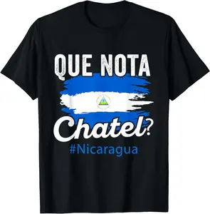 Nicaragua Flag Camiseta Nicaraguan Que Notal Chatel Nica Casual Short Sleeve Cotton T-Shirt
