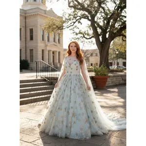 Sienna Celestial Wedding Dress, Custom Galaxy Wedding Dress