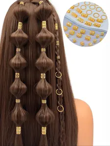 Metal Dirty Braid Hair Clips, Hair Jewelry for Braids, Cool Stylish Accessories for Women & Girls, Trendy Hair Adornments for Braids, Hair Clip Set, Boho Hair Accessories