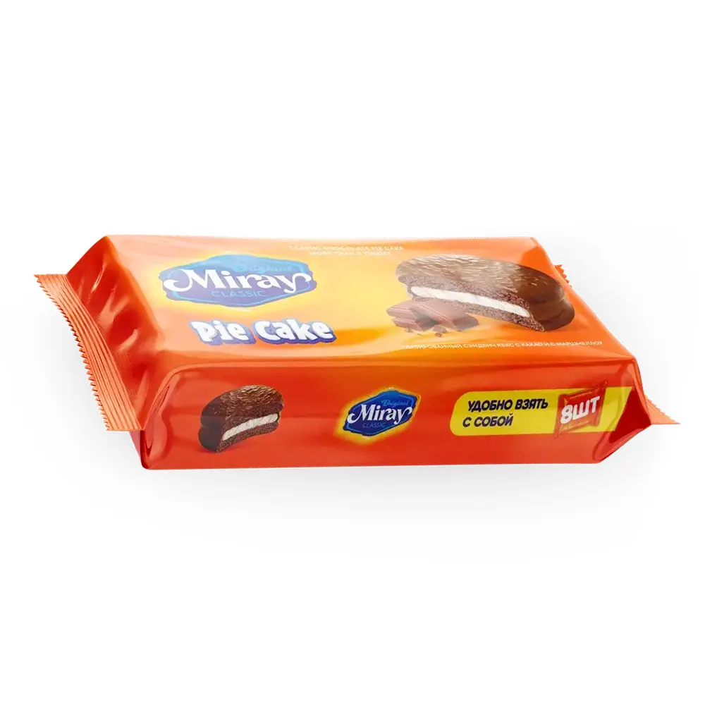 Pie Cake Sandwich with Cocoa and Marshmallow – 8.47 oz (240g)