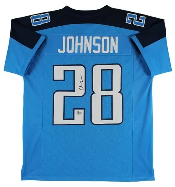 Chris Johnson Blue Pro Style Jersey