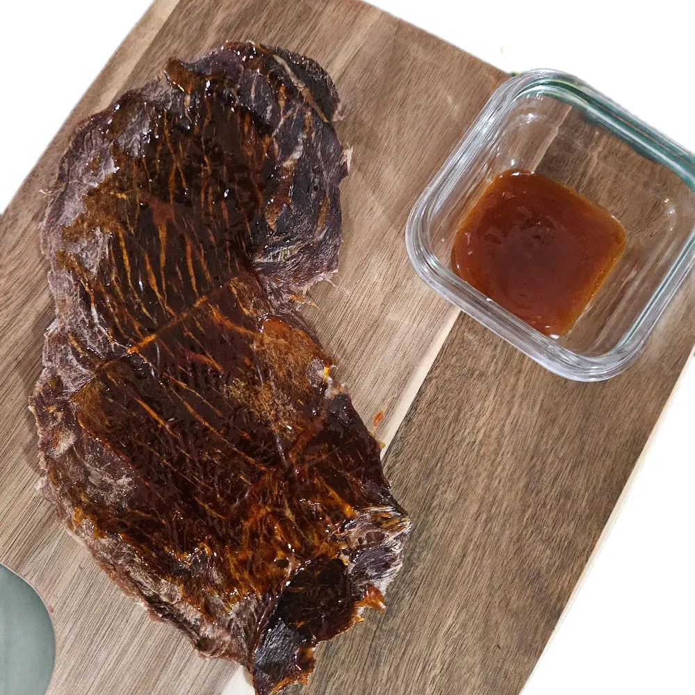 El Coscoyon Premium Beef 4.0 oz Mango Habanero Carne Seca Sweet and Spicy Blast Snack - Rich Savory Flavor & Crunchy Texture