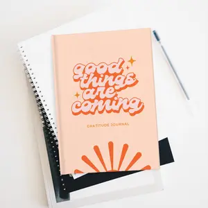Gratitude Journal Hardcover - Good Things Are Coming, Positive Affirmation Journal, Daily Reflection Notebook, Gift for Mindfulness, Inspirational