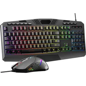 S101-3 PRO Gaming Keyboard and , RGB Backlit Programmable Keyboard  with Software,  Macro Record , Value Combo Set,  Update Version