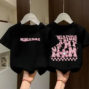 [Deal Flash BXP] Unisex Korean Style Cartoon Kids T-Shirt – Short Sleeve, Soft & Comfortable, Daily Wear Essential for Boys & Girls, Ages 3-15 (Sizes 100-160cm), Cute Graphic Tee – Shipped Within 24 Hours