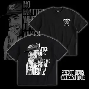 Mac Miller Tiny Desk Concert Hoodie 2 Sides, Black & White Music Graphic Sweatshirt with Front & Back Print, Hip Hop Streetwear Pullover, Unisex, Full Color, Full Size, Gift For Fans