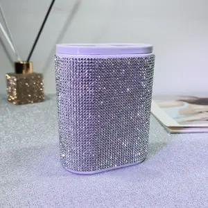 Modern Luxury Rhinestone Pen Holder, Elegant Desk Organizer, Stylish Office Accessory, Perfect Gift for Business Professionals