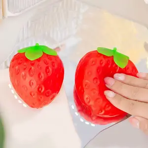 Squeeze Strawberry - Fidget Toy for Stress Relief & Sensory Play - Safe & Durable Non-Toxic Material summervibes