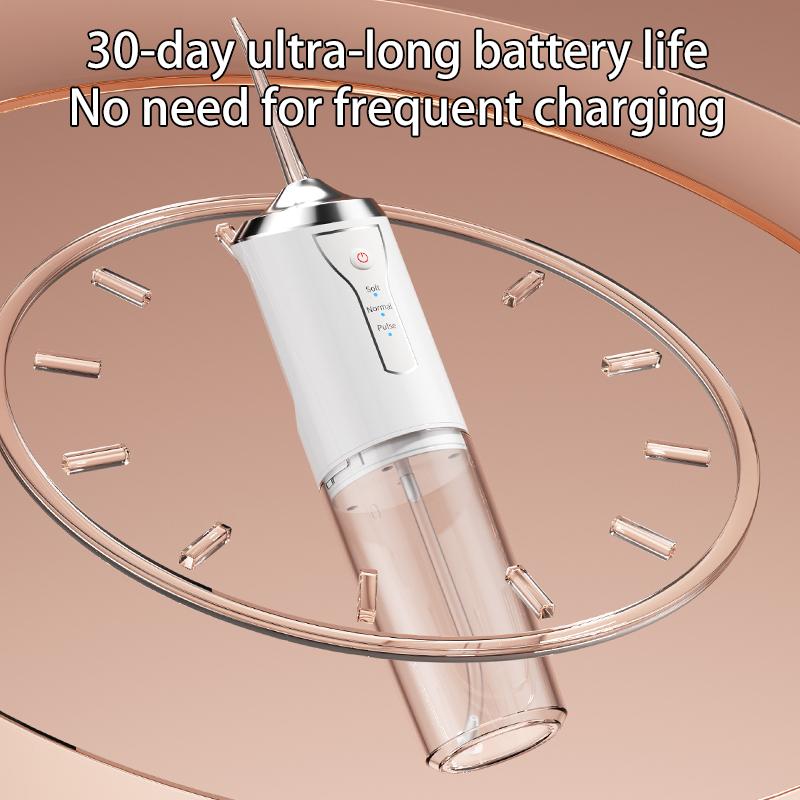 valentine gifts Rechargeable Water Flosser, Cordless DentalFlosser, Portable Oral Irrigator with 4 Counts JetTips, Waterproof Teeth Cleaner, 3 Modes Teeth~anina Toolfor Home & Travel #ToP Picks