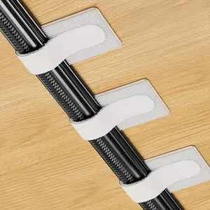 10pcs self-adhesive cable clips, cable management fasteners, multifunctional cable organizer, home storage for desktop, office, bedroom, and living room, Cord Organizer, Extension Cable Organizer